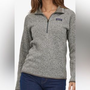 Patagonia 1/4 zip polyester fleece pullover